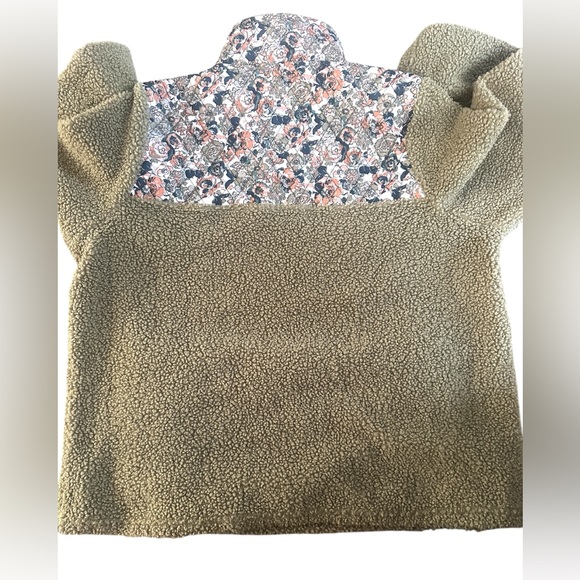 Vera Bradley Quilted Teddy 1/4 Zip Pullover Fleece Womens XL - Picture 4 of 5